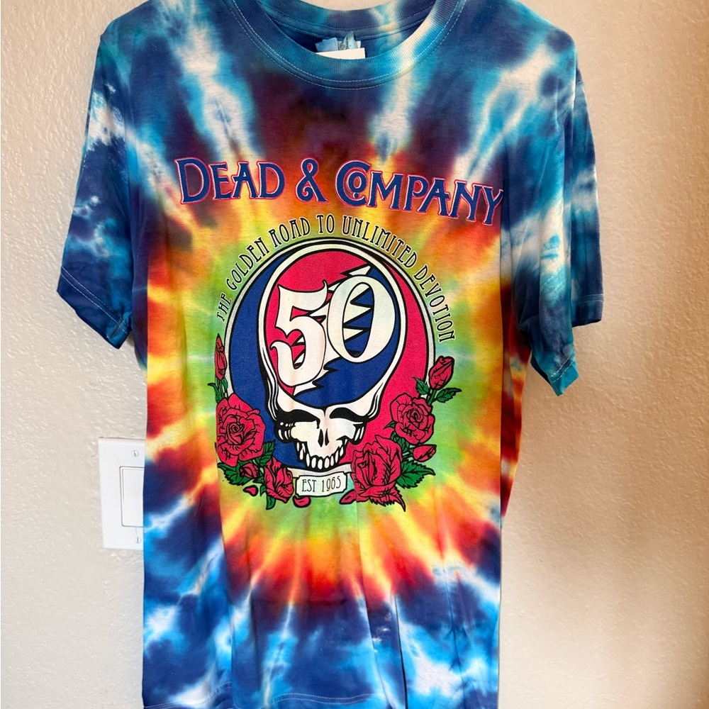 Dead & Co 50th anniversary Colorful Tie-Dye Shirt